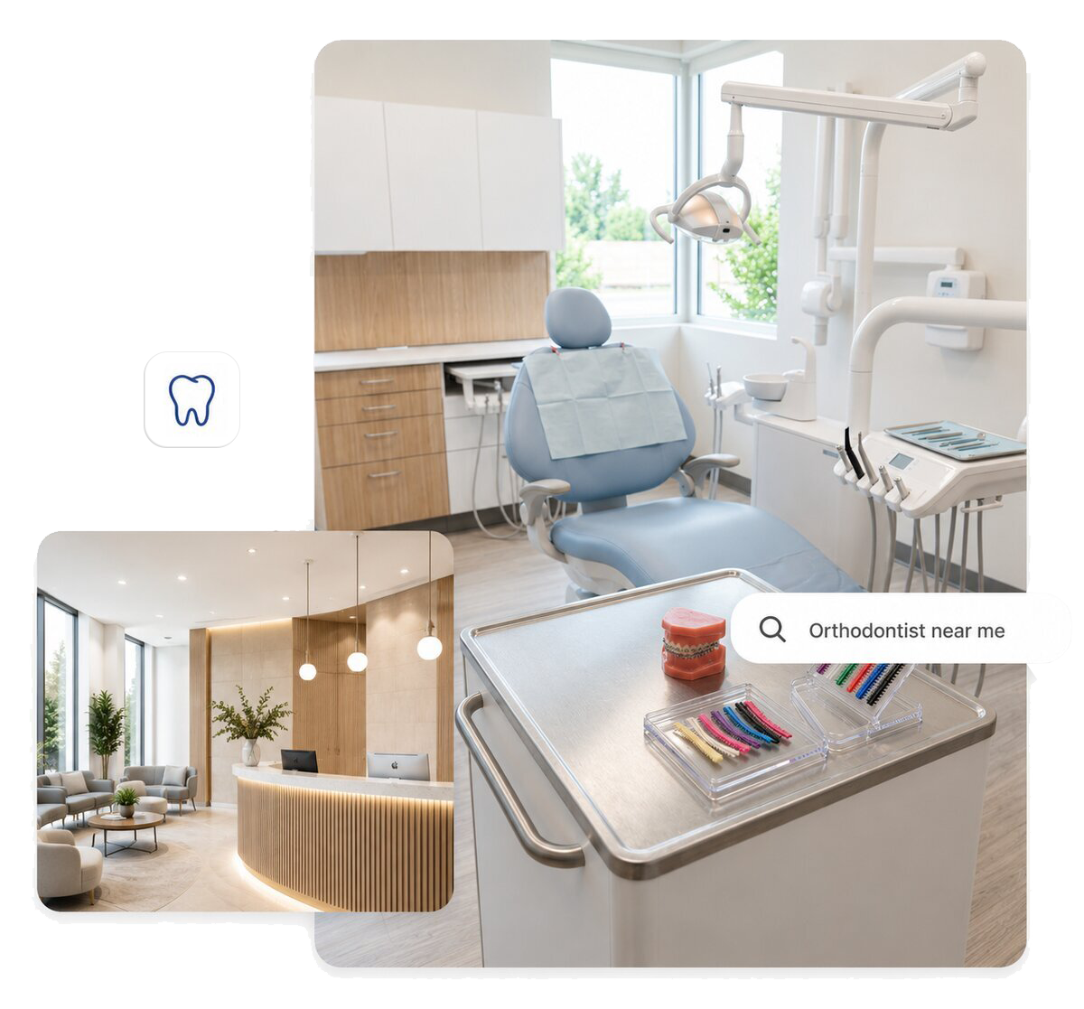 Modern orthodontic office and treatment room